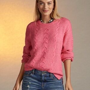 Cabi Pink Elsa Pullover in Size Small